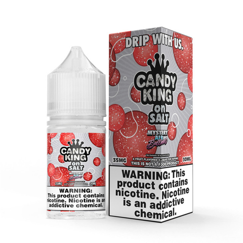 Mystery Air Balloons by Candy King Salt Series E-Liquid 30mL (Salt Nic) 35mg bottle with packaging
