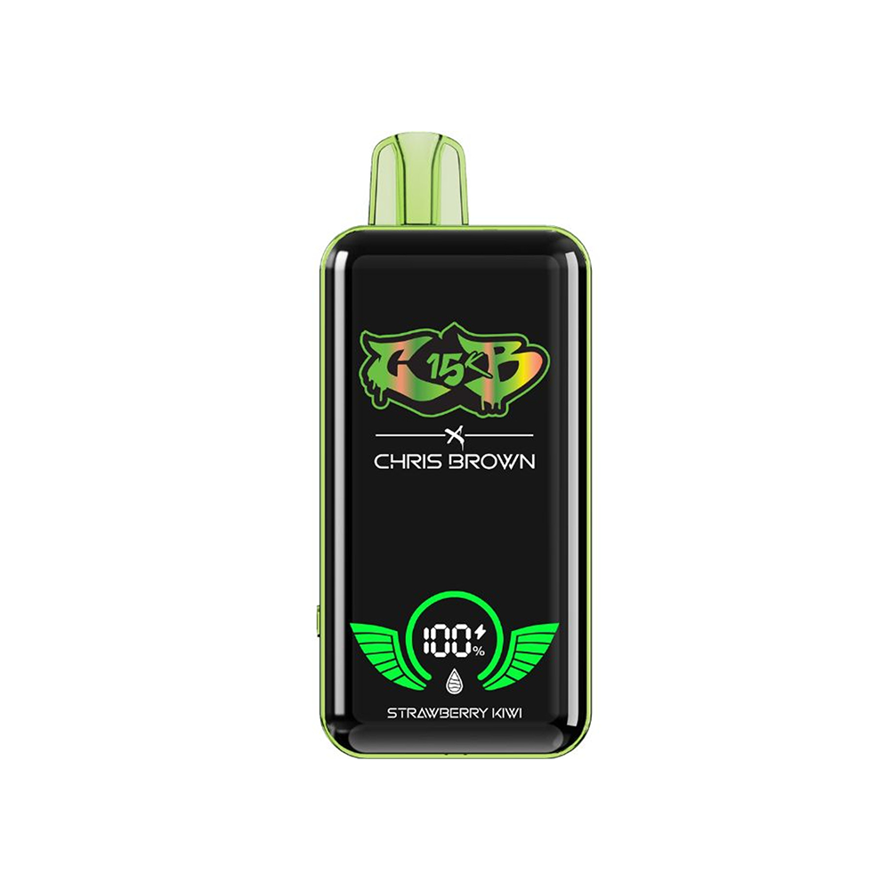 Chris Brown CB15K Disposable 15000 Puffs 15mL 50mg Strawberry Kiwi