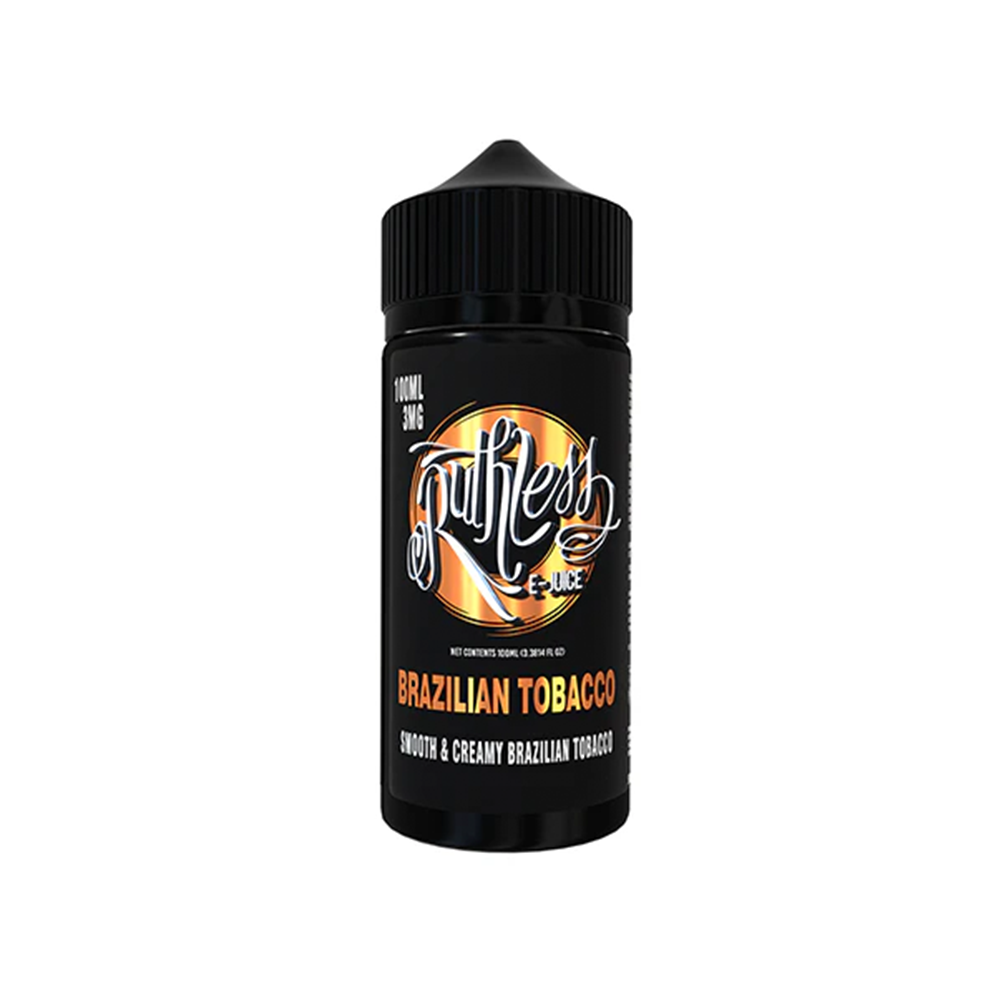 Brazilian Tobacco by Ruthless Series E-Liquid 100mL (Freebase) 