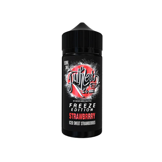 Strawbrry Iced by Ruthless Series E-Liquid 100mL (Freebase)