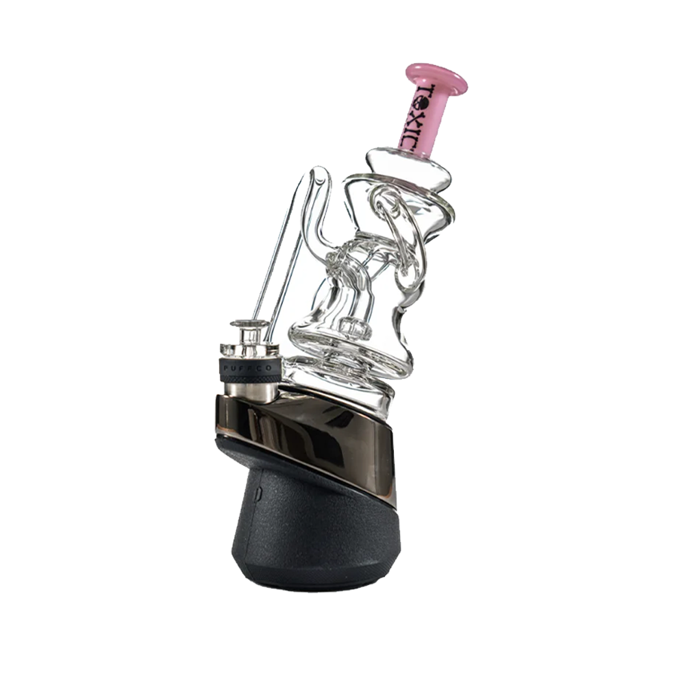 MKGlass TXAT15 Toxic Puffco Glass Attachment (Attachment Only) Slime Pink