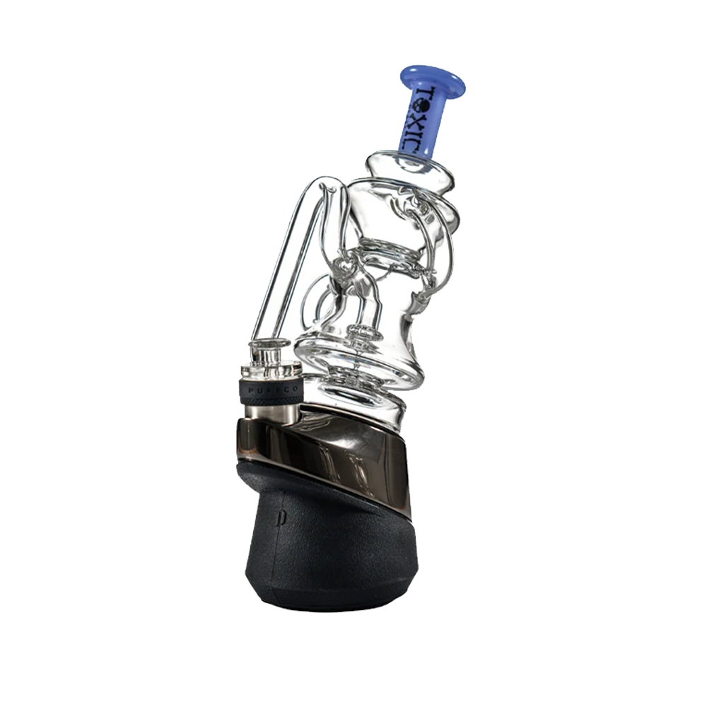 MKGlass TXAT15 Toxic Puffco Glass Attachment (Attachment Only) jade blue