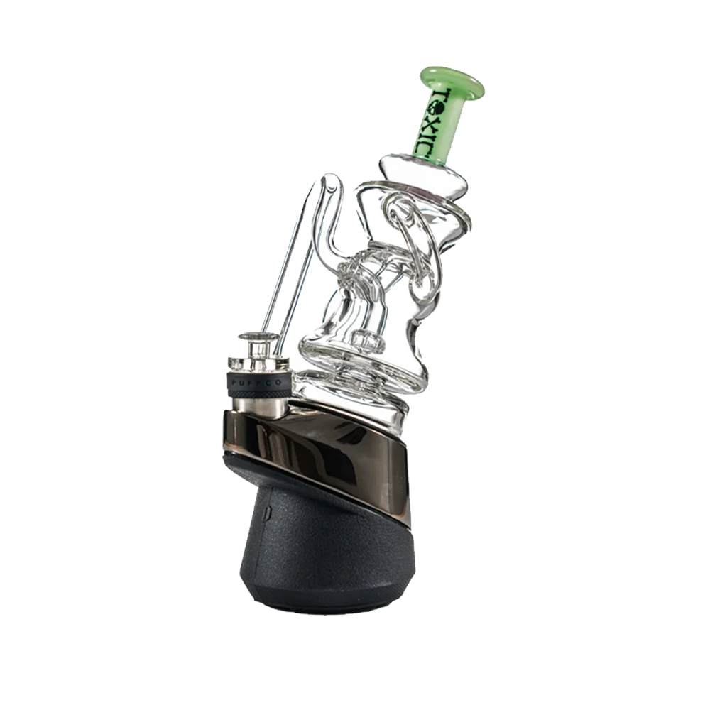 MKGlass TXAT15 Toxic Puffco Glass Attachment (Attachment Only) Slime Green