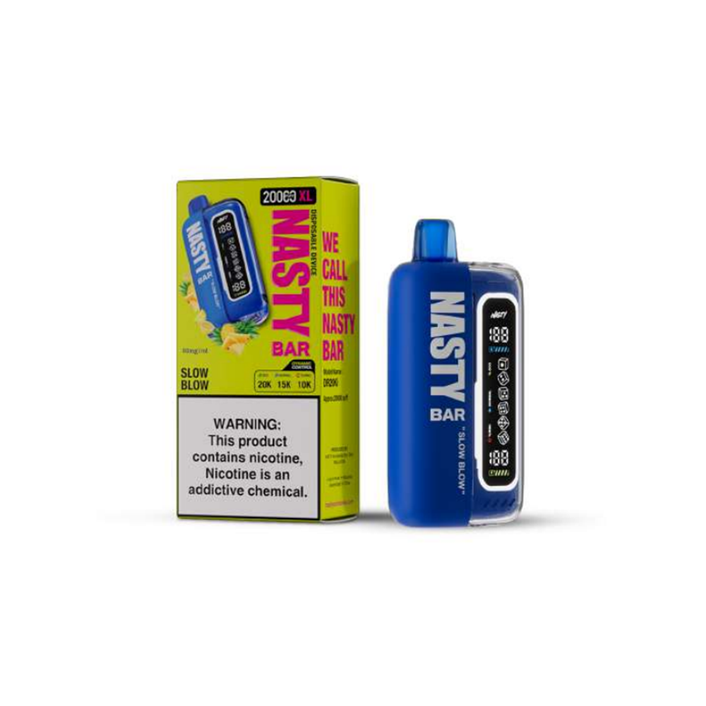 Nasty Bar XL Disposable 20,000 Puffs 17mL 50mg  Slow blow with packaging