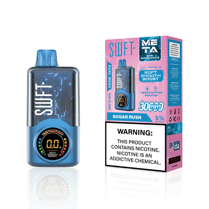 SWFT Meta Disposable 30000 Puffs 24mL 50mg - sugar rush with packaging