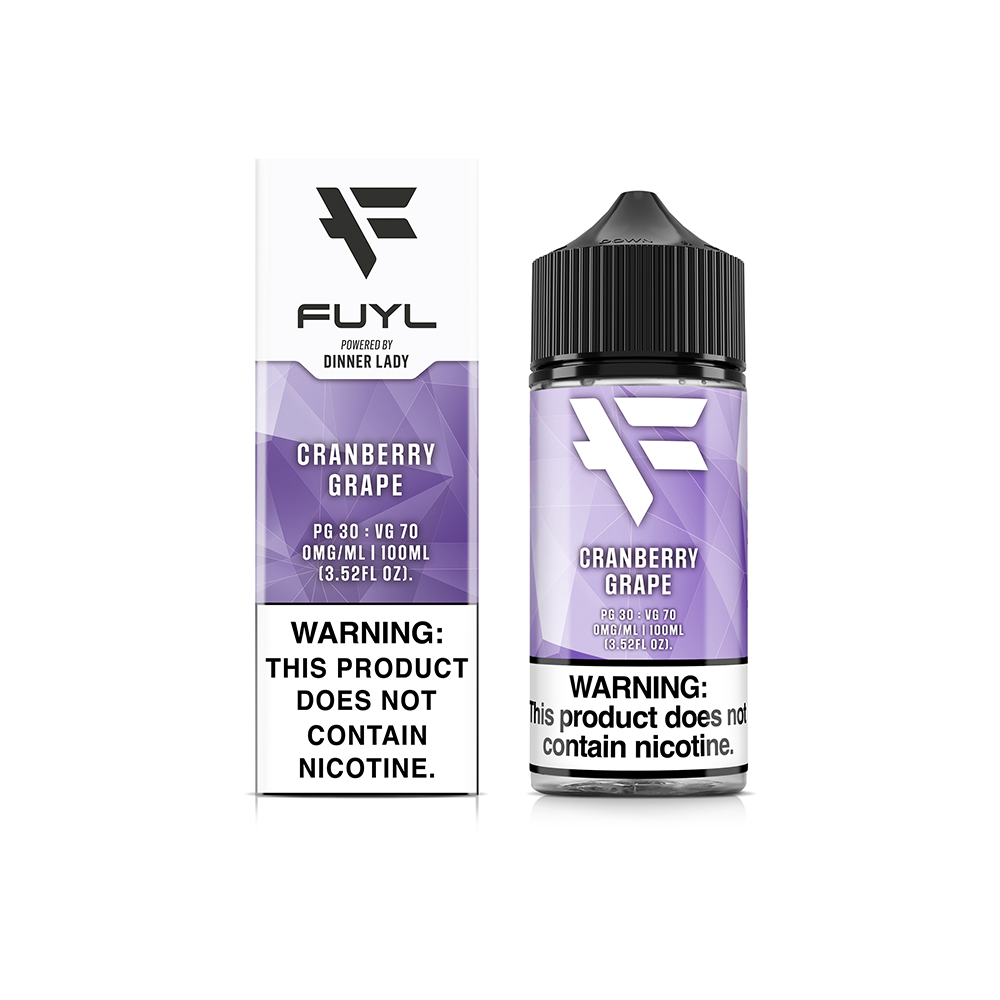 Cranberry Grape by Fuyl Series E-Liquid 100mL (Freebase) with packaging