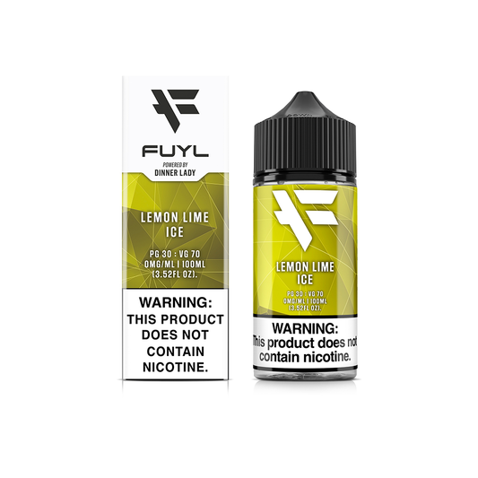 Lemon Lime by Fuyl Series E-Liquid 100mL (Freebase) with packaging