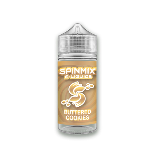 Buttered Cookies by Spinmix Series E-Liquid 100mL (Freebase) bottle