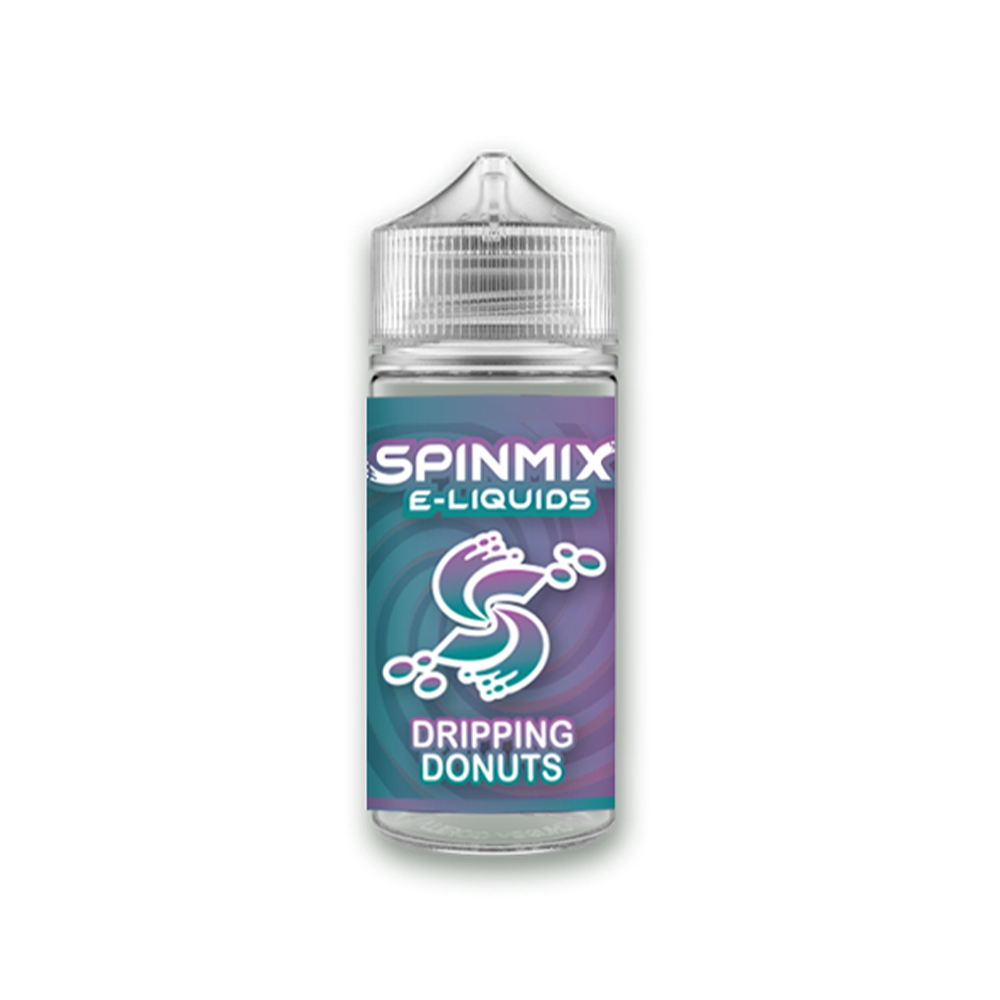 Dripping Donuts by Spinmix Series E-Liquid 100mL (Freebase) bottle