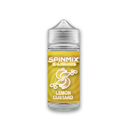 Lemon Custard by Spinmix Series E-Liquid 100mL (Freebase) bottle