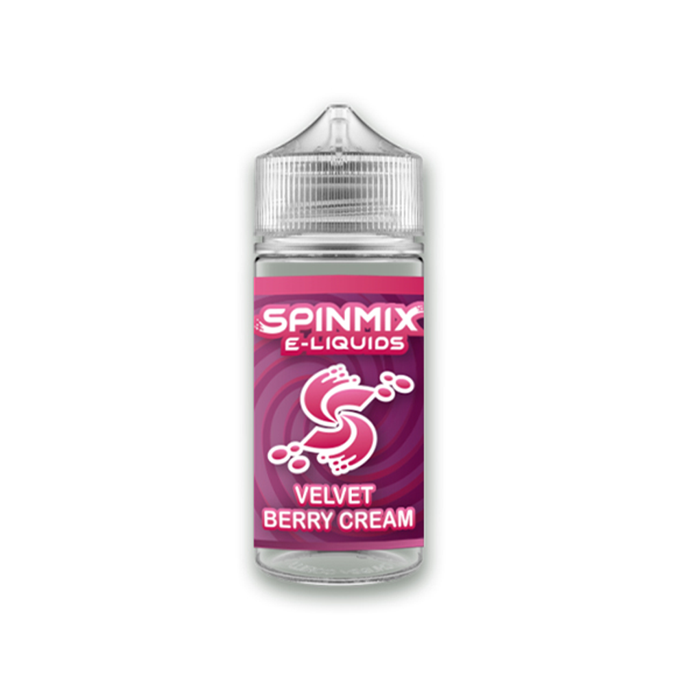 Velvet Berry Cream by Spinmix Series E-Liquid 100mL (Freebase) bottle