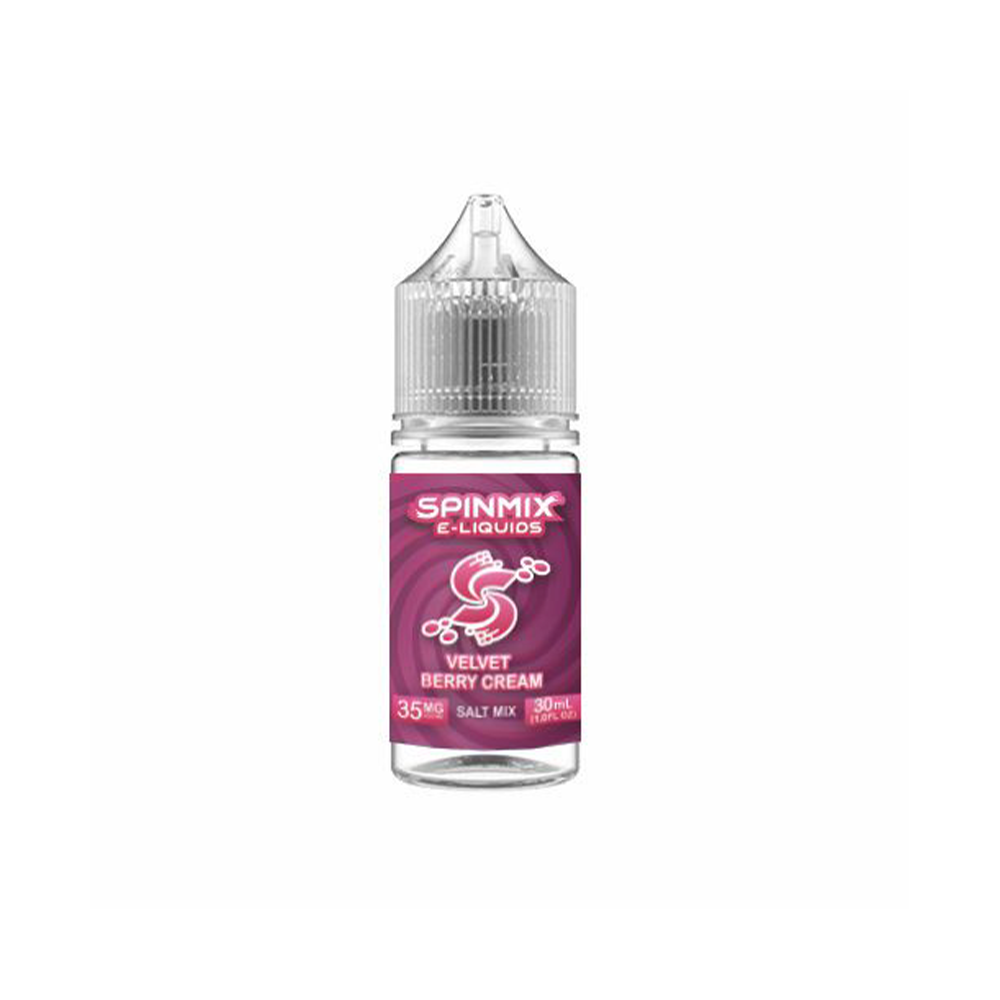 Velvet Berry Cream by Spinmix Salt Series E-Liquid 30mL (Salt Nic)