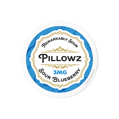 Pillowz TFN Nicotine Pouches (20ct Can)(5-Can Pack) Sour Blueberry