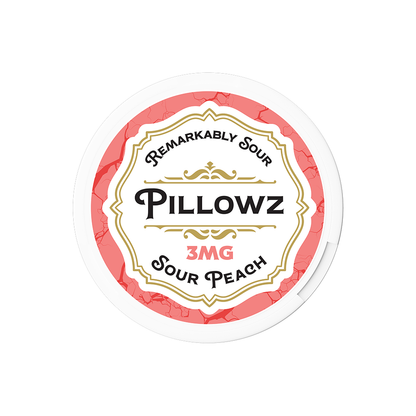 Pillowz TFN Nicotine Pouches (20ct Can)(5-Can Pack) Sour Peach