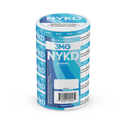 NYKD Nicotine Pouches (20ct Can)(5-Can Pack) - spearmint