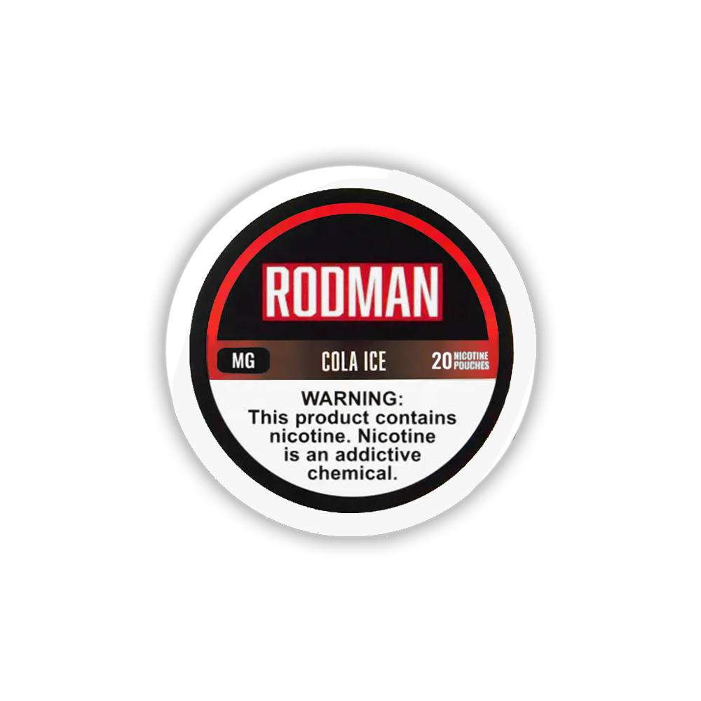 Rodman Nicotine Pouches (20ct Can)(5-Can Pack) Cola Ice