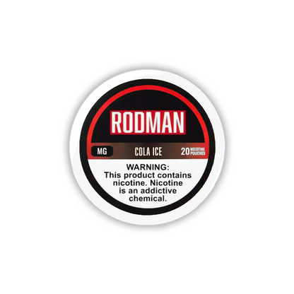 Rodman Nicotine Pouches (20ct Can)(5-Can Pack) Cola Ice