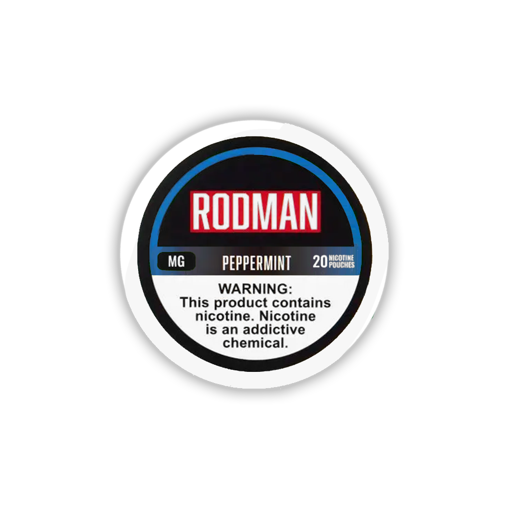 Rodman Nicotine Pouches (20ct Can)(5-Can Pack) Peppermint