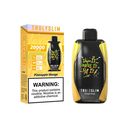 Truly Bar Trulyslim 20K Disposable 20000 Puffs 18mL 50mg | pineapple mango with packaging