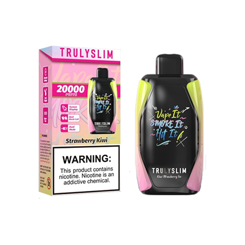 Truly Bar Trulyslim 20K Disposable 20000 Puffs 18mL 50mg | strawberry kiwi with packaging