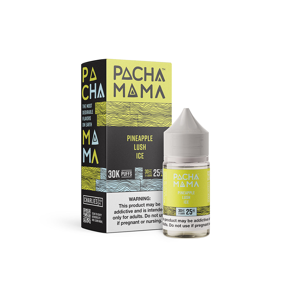 Pineapple Lush Ice by Pachamama PLUS Metatine Salt Series E-Liquid 30mL (Salt Nic) WITH PACKAGING