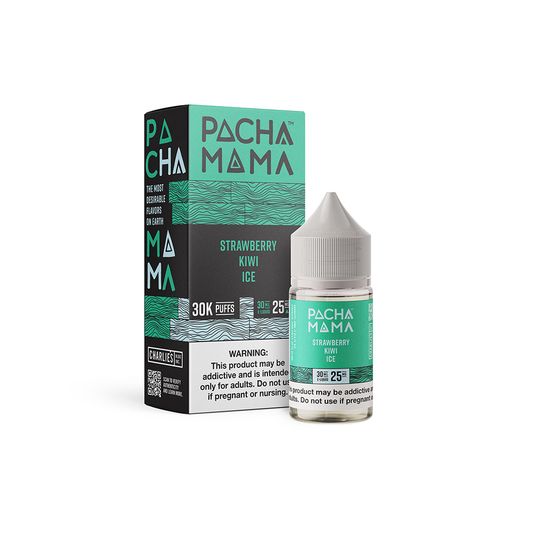 Strawberry Kiwi Ice by Pachamama PLUS Metatine Salt Series E-Liquid 30mL (Salt Nic)  with packaging