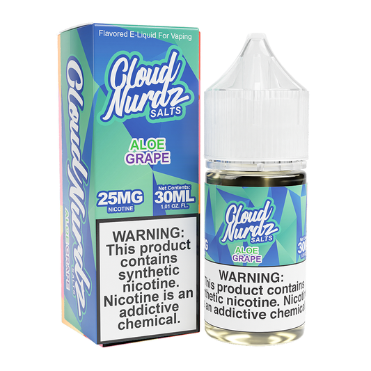 Aloe Grape by Cloud Nurdz Salt Series E-Liquid 30mL (Salt Nic) WITH PACKAGING