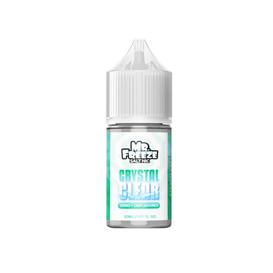 Crystal Clear (Sweet Mint Menthol) by Mr. Freeze TFN Salt Series E-Liquid 30mL (Salt Nic)