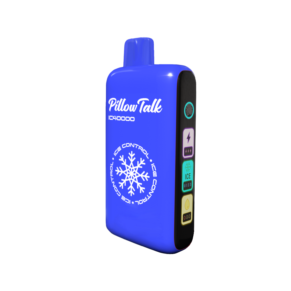 Pillow Talk IC40000 Disposable 40000 Puffs 20mL 50mg | blue razz ice