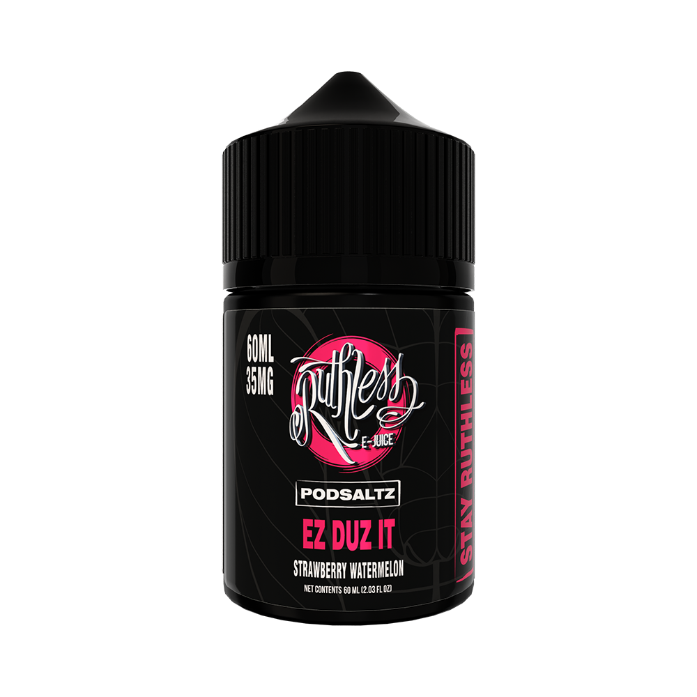 Ez Duz It by Ruthless Salt Series E-Liquid 60mL (Salt Nic)