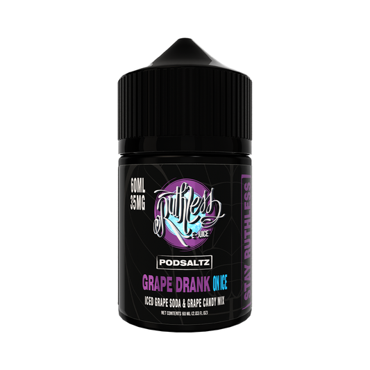 Grape Drank On Ice by Ruthless Salt Series E-Liquid 60mL (Salt Nic) 