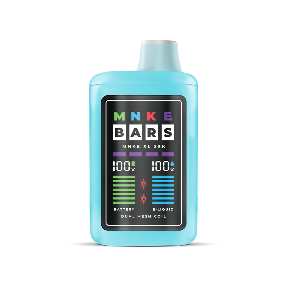 MNKE Bars XL ZERO Disposable 25000 Puffs 18mL 0mg| fresh mint