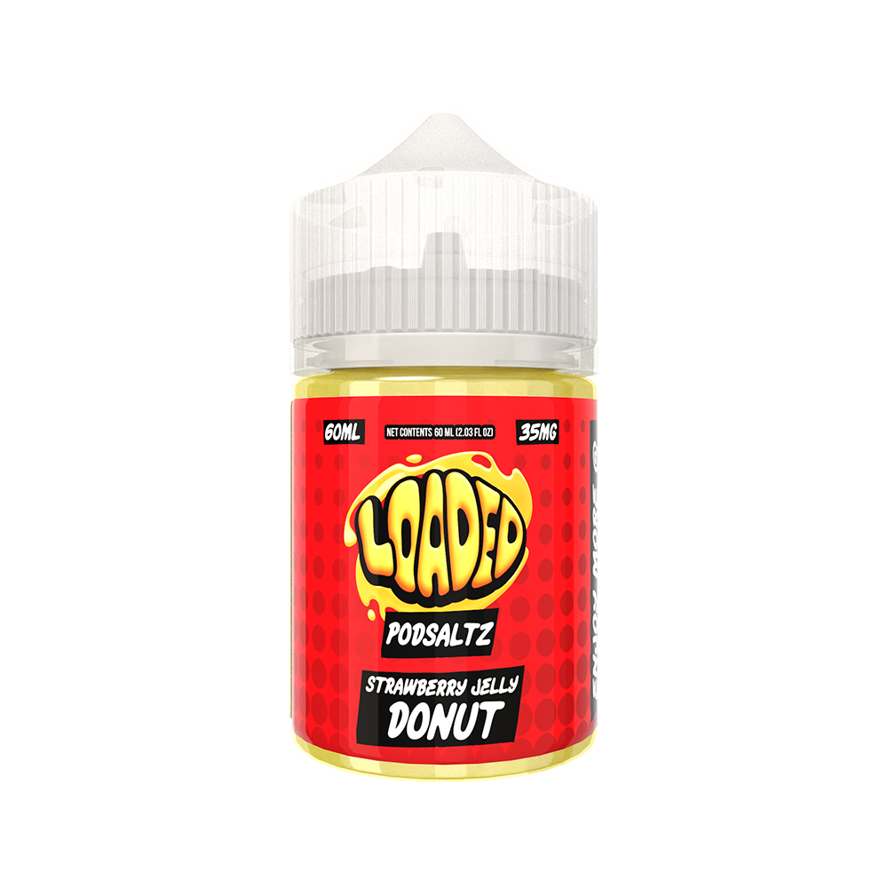 Strawberry Donut  by LOADED Salt Series E-Liquid 60mL (Salt Nic)