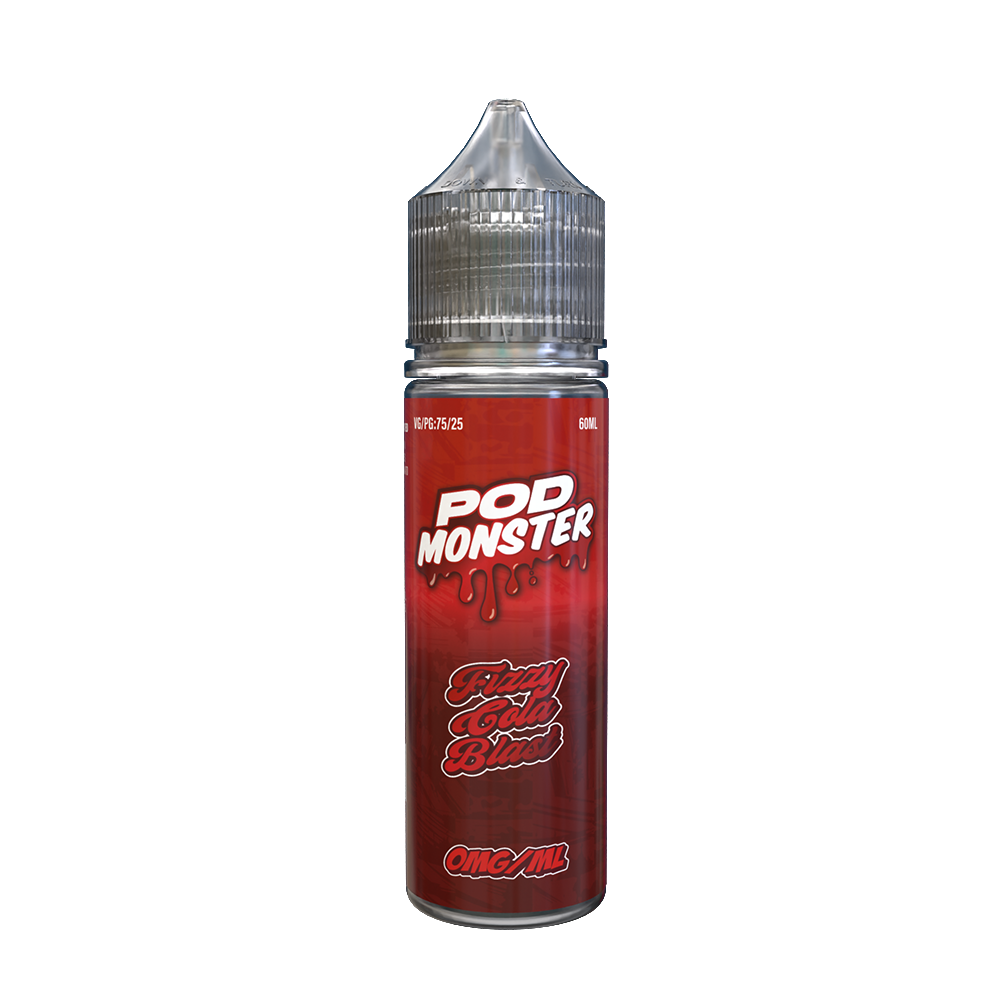 Fizzy Cola Blast by Pod Monster Series E-Liquid 60mL (Freebase)