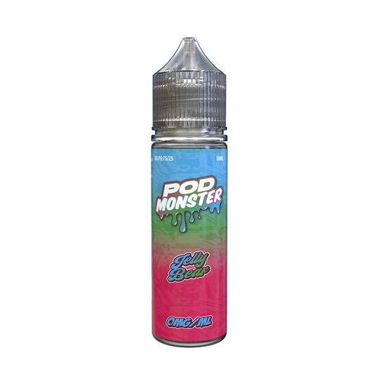 Jelly Bear by Pod Monster Series E-Liquid 60mL (Freebase) 