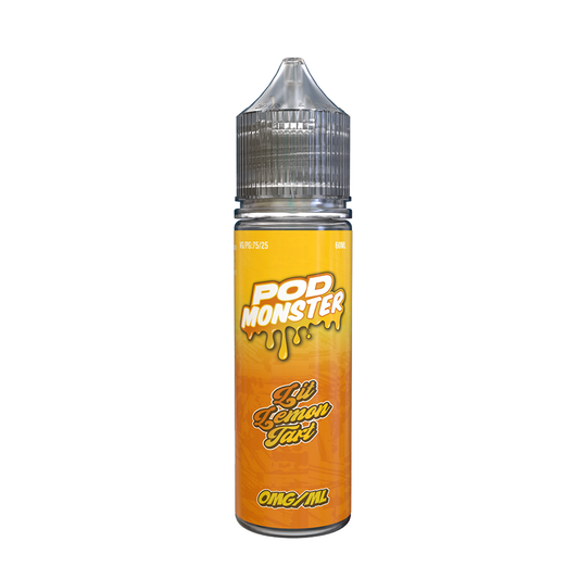 Lit Lemon Tart by Pod Monster Series E-Liquid 60mL (Freebase)