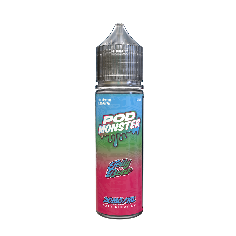 Jelly Bear by Pod Monster Series E-Liquid 60mL (Salt Nic)