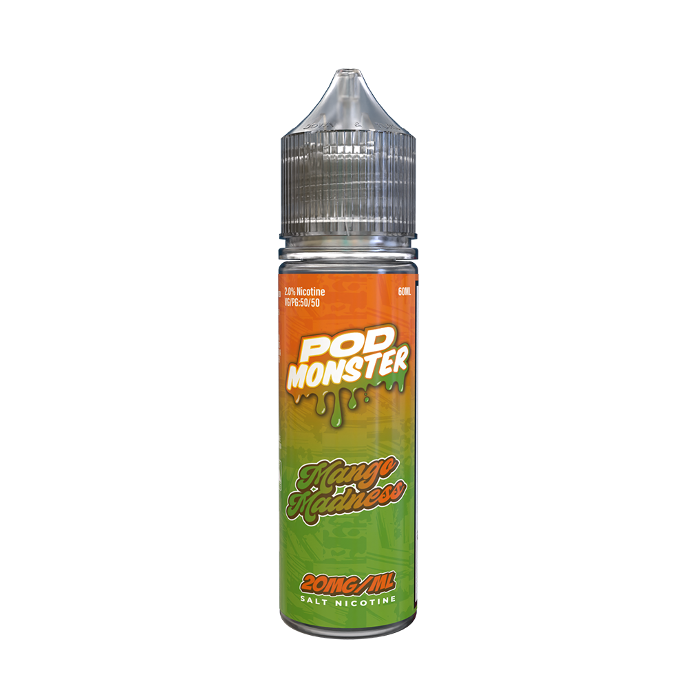 Mango Madness by Pod Monster Series E-Liquid 60mL (Salt Nic)