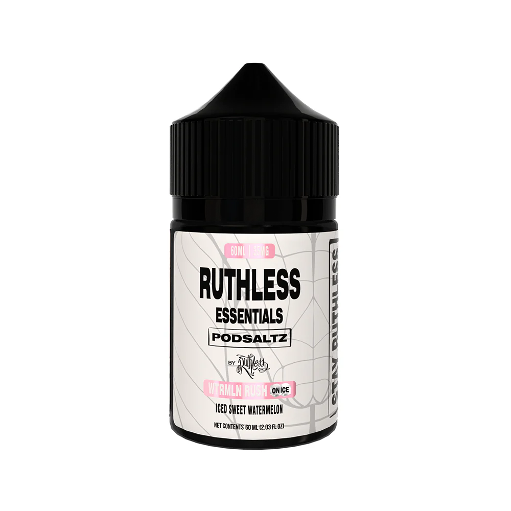 Watermelon Rush On Ice by Ruthless Essentials Salt Series E-Liquid 60mL (Salt Nic)