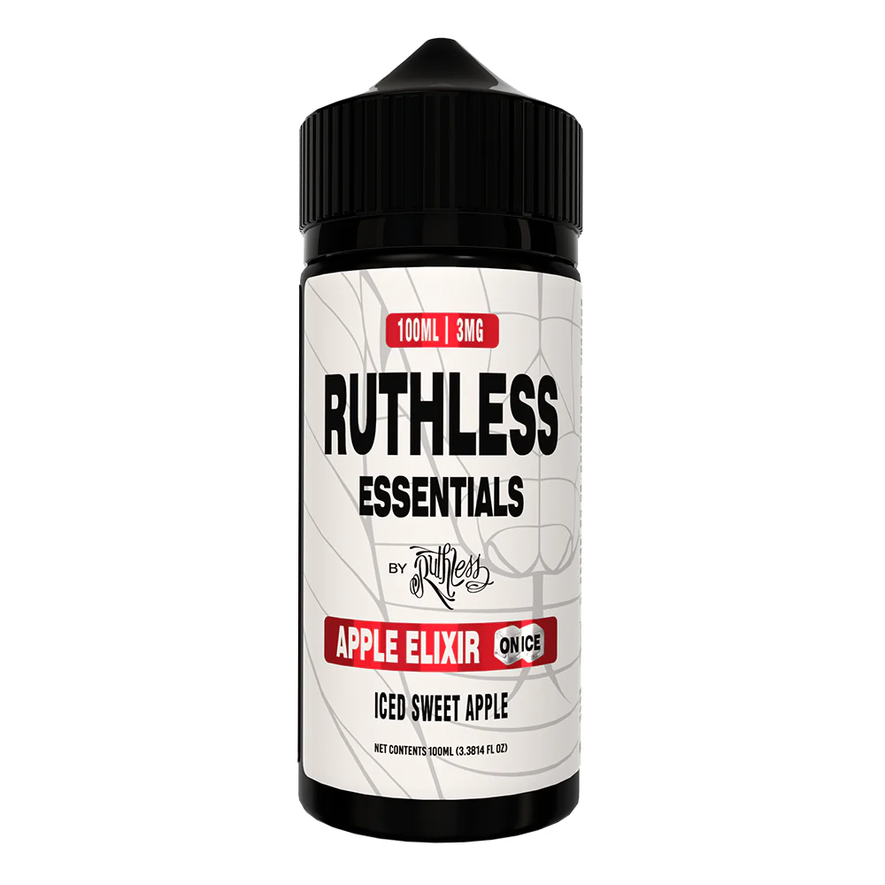 Apple Elixir On Ice by Ruthless Essentials Series E-Liquid 100mL (Freebase)