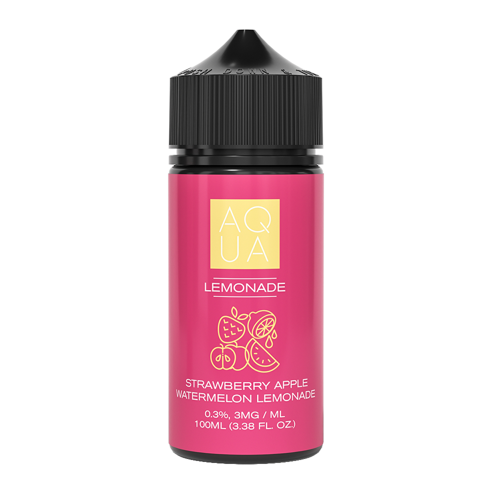 Pure Lemonade by Aqua Series E-Liquid 100mL (Freebase) 