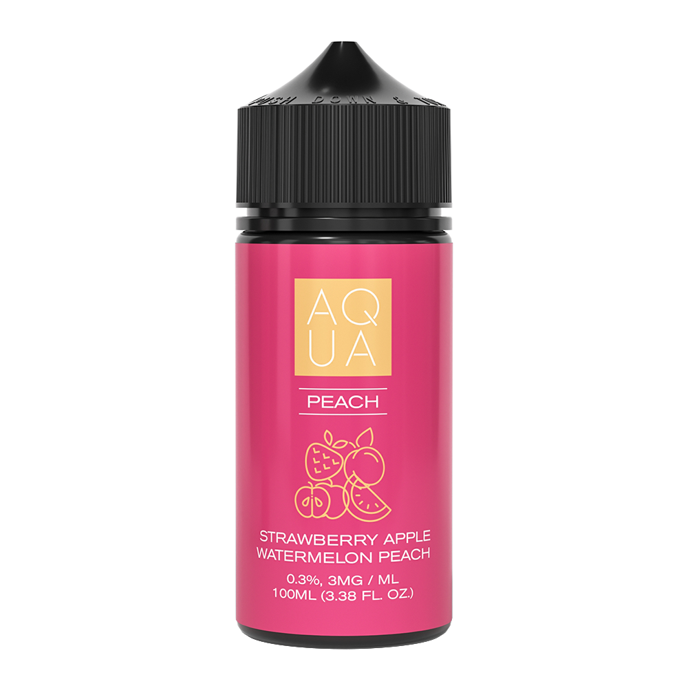 Pure Peach by Aqua Series E-Liquid 100mL (Freebase)