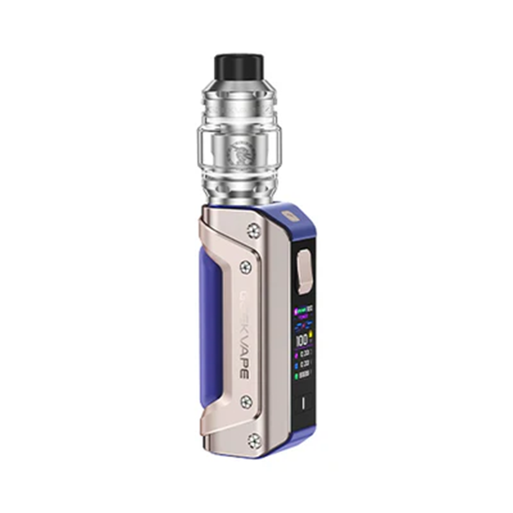 Geekvape Aegis Solo 3 100W Box Mod Starter Kit (Built In Battery) golden blue