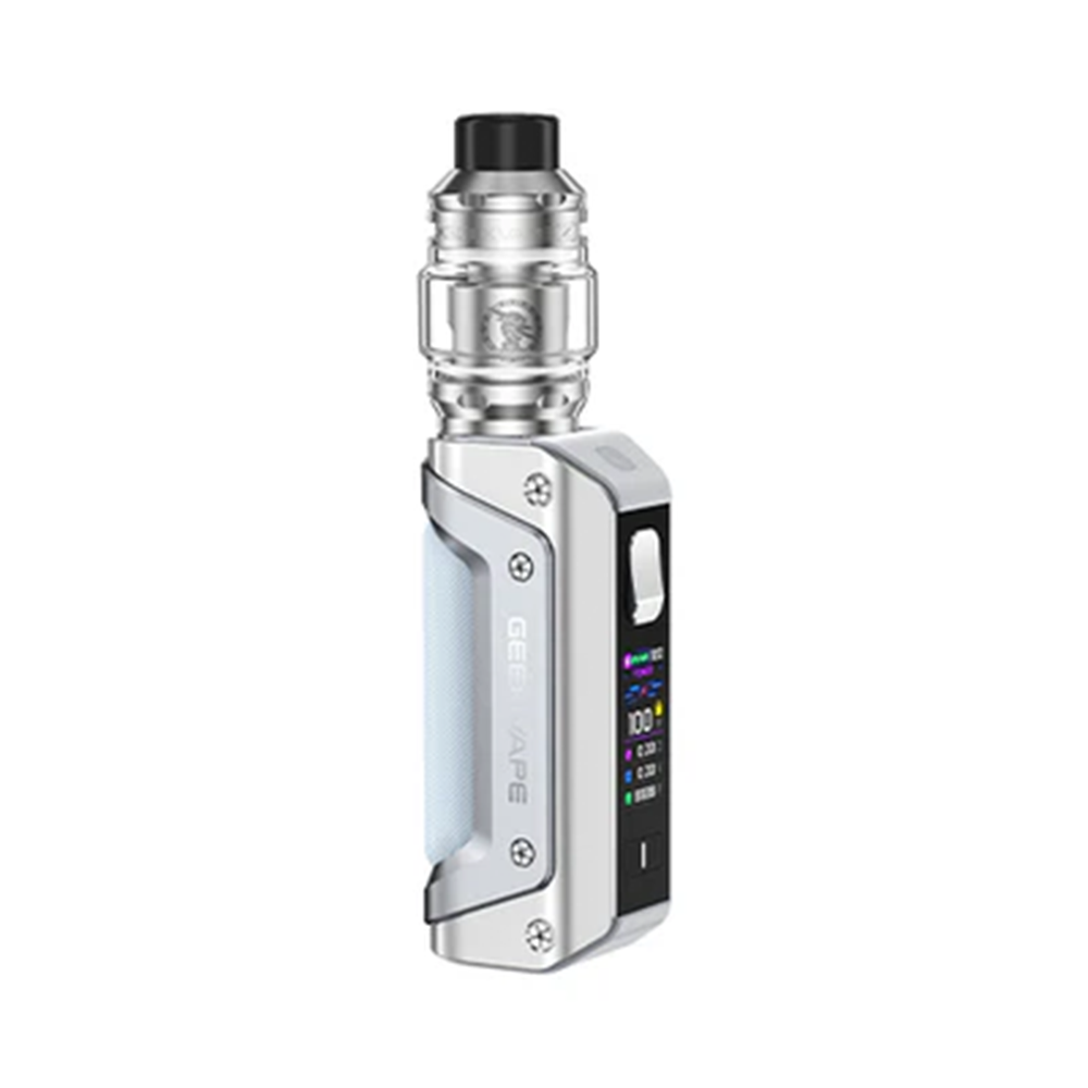 Geekvape Aegis Solo 3 100W Box Mod Starter Kit (Built In Battery) silver