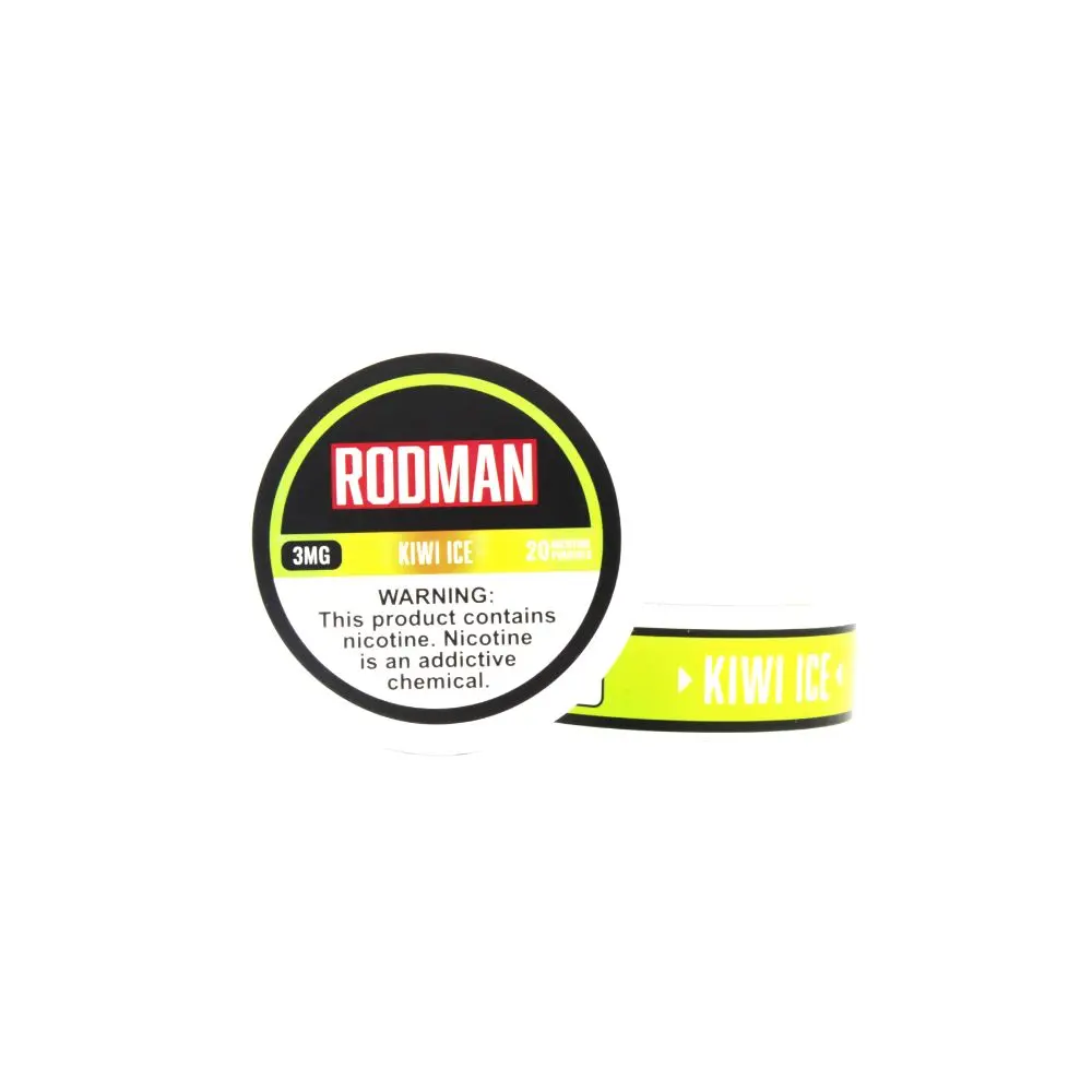 Rodman Nicotine Pouches (20ct Can)(5-Can Pack) kiwi ice