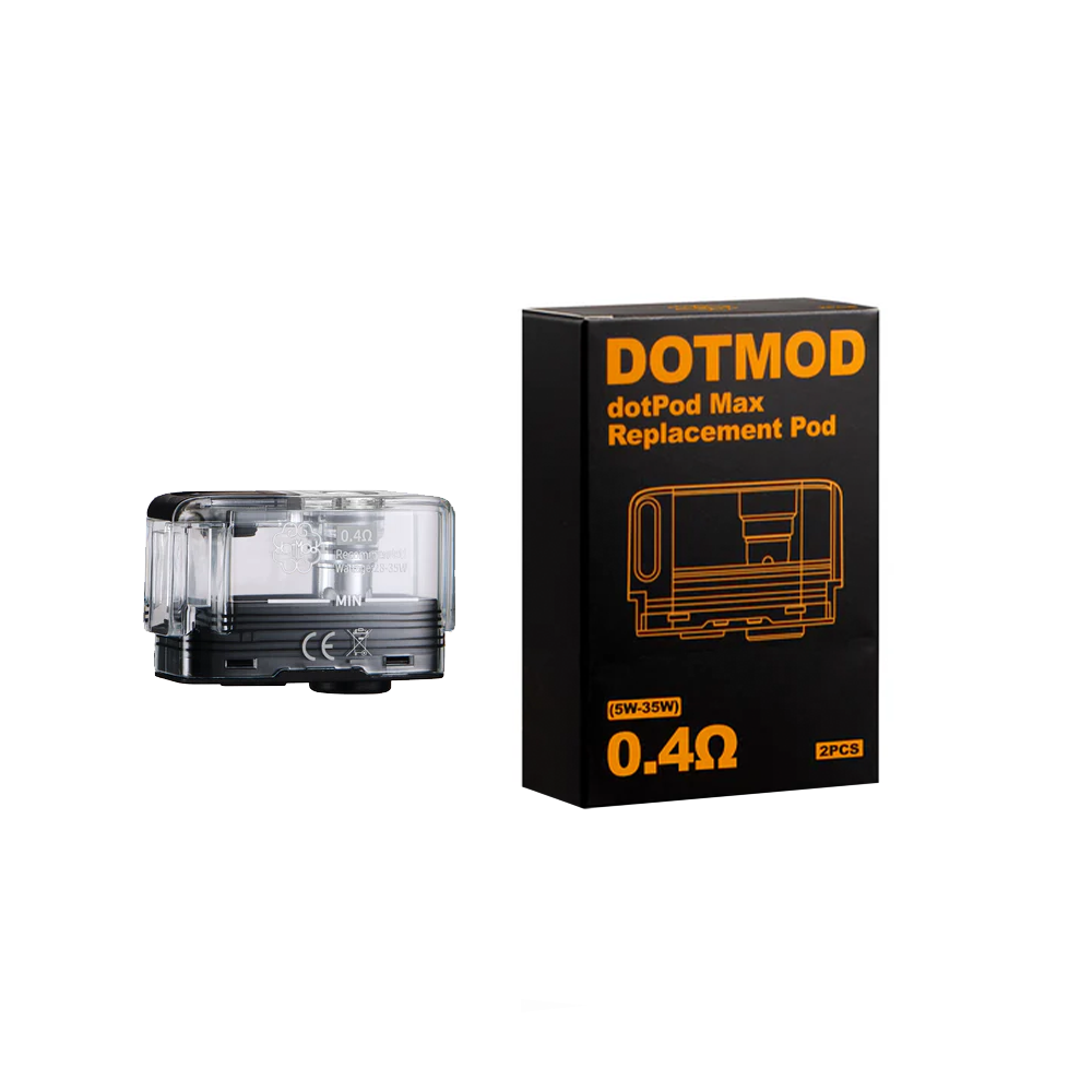 Dotmod DotPod Max Pod (2-Pack) - 0.4ohm with packaging