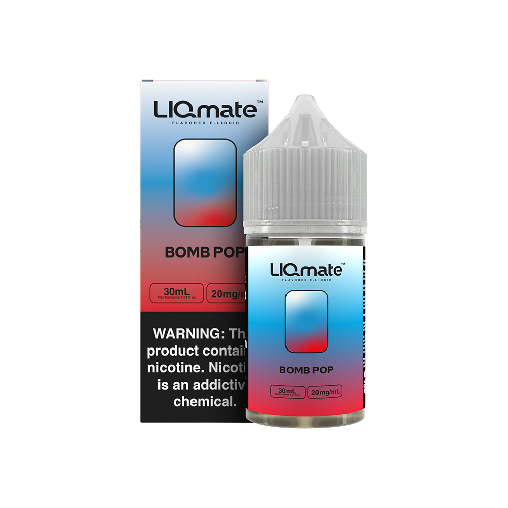 Bomb Pop by 7Daze Liqmate Salt Series E-Liquid 30mL (Salt Nic) with packaging