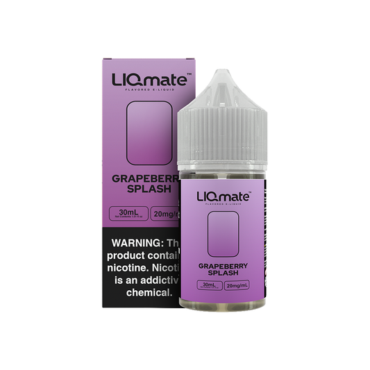 Grapeberry Splash by 7Daze Liqmate Salt Series E-Liquid 30mL (Salt Nic) with packaging