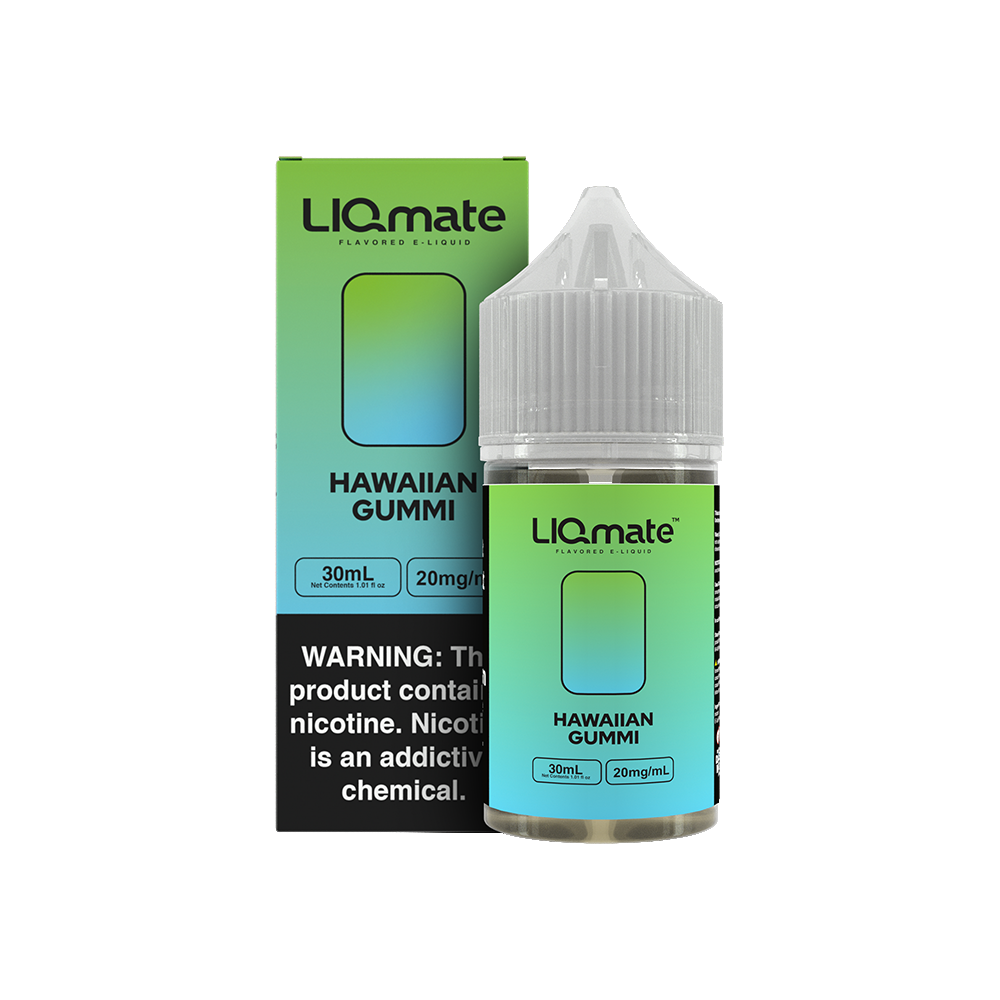 Hawaiian Gummi by 7Daze Liqmate Salt Series E-Liquid 30mL (Salt Nic) with packaging