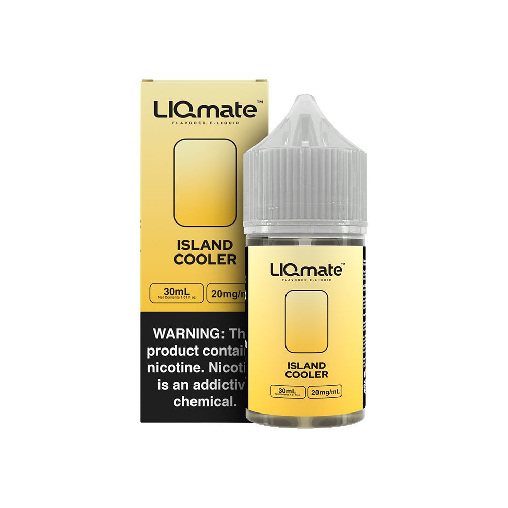 Island Cooler by 7Daze Liqmate Salt Series E-Liquid 30mL (Salt Nic) with packaging